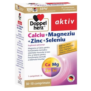 Calcium + Magnesium + Zinc + Selenium, 30 + 10 Tabletten, Doppelherz