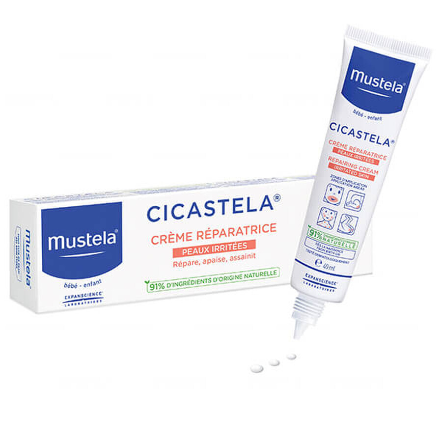 Cumpără Mustela Cicastela, cremă regeneratoare din prima zi de viață, 40 ml Mustela Cicastela, cremă regeneratoare din prima zi de viață, 40 ml