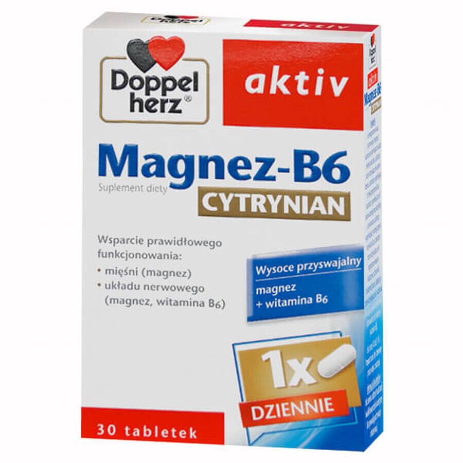 Acquista Integratore Alimentare Attivo Magnesio-B6 Citrato | 30 Compresse Integratore Alimentare Attivo Magnesio-B6 Citrato | 30 Compresse