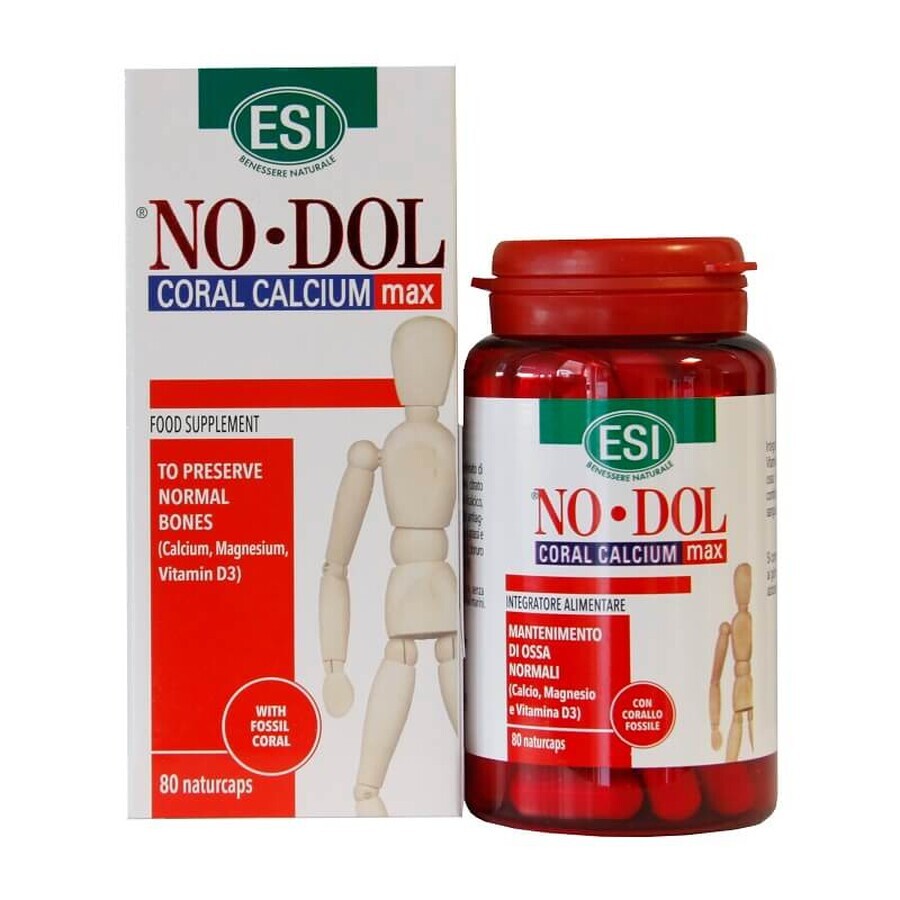 Coral calcium max No-Dol, 80 capsules, Esi Spa