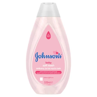 Johnson's baby, Soft wash, gel suave para el cuerpo del bebé, 500 ml