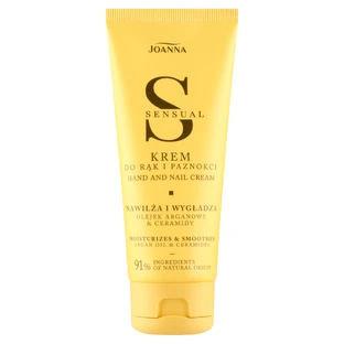 Joanna Sensual Hand & Nail Cream Moisturize & Smooth Argan Oil 100g