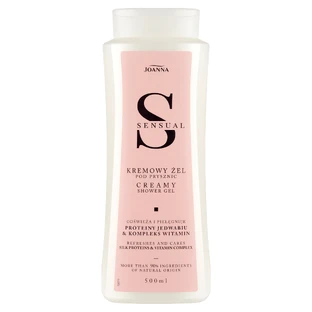 Joanna Sensual, gel douche crémeux, protéines de soie, 500 ml