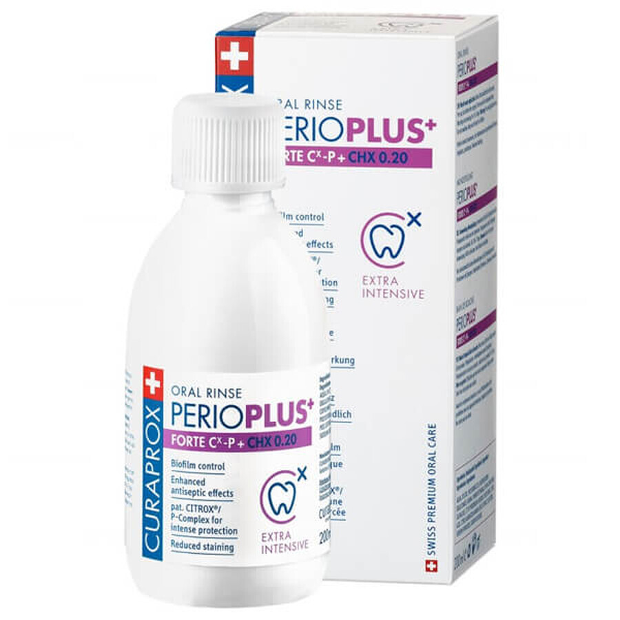 Acquista Curaprox, Perio Plus + Forte Citrox Chx 0,20% Collutorio, 200 ml Curaprox, Perio Plus + Forte Citrox Chx 0,20% Collutorio, 200 ml