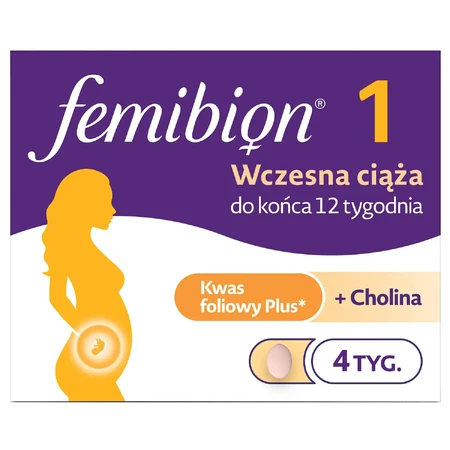 Femibion 1 Frühschwangerschaft Nahrungsergänzung, 28 Tabletten