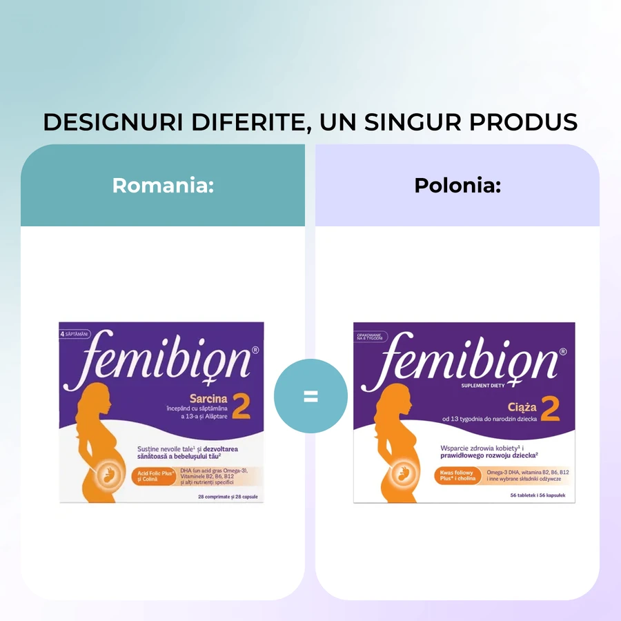 Integratore alimentare Femibion 2 - 28 compresse e 28 capsule