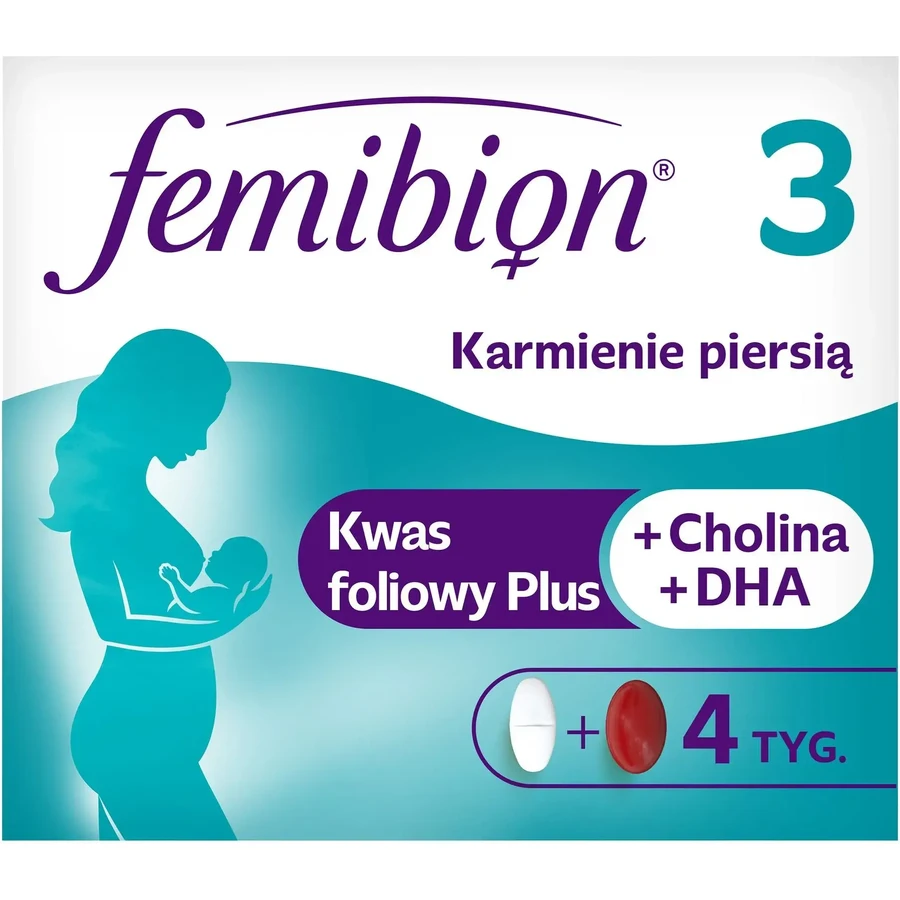 Femibion ​​3 Breastfeeding with Folic Acid, 28 tablets + 28 capsules, Procter & Gamble