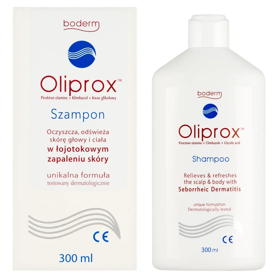 Oliprox, shampoo per la dermatite seborroica del cuoio capelluto e del corpo, 300 ml