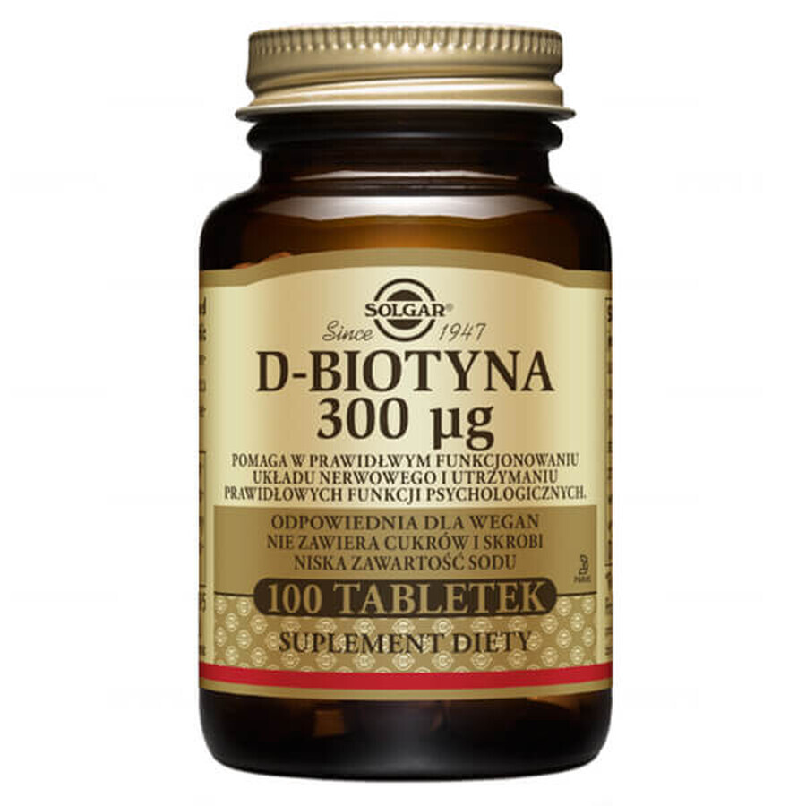 Acquista Biotina 300ug, integratore alimentare, 100 compresse Biotina 300ug, integratore alimentare, 100 compresse