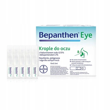 Bepanthen Gotas oftálmicas, 0,5 ml x 10 envases monodosis