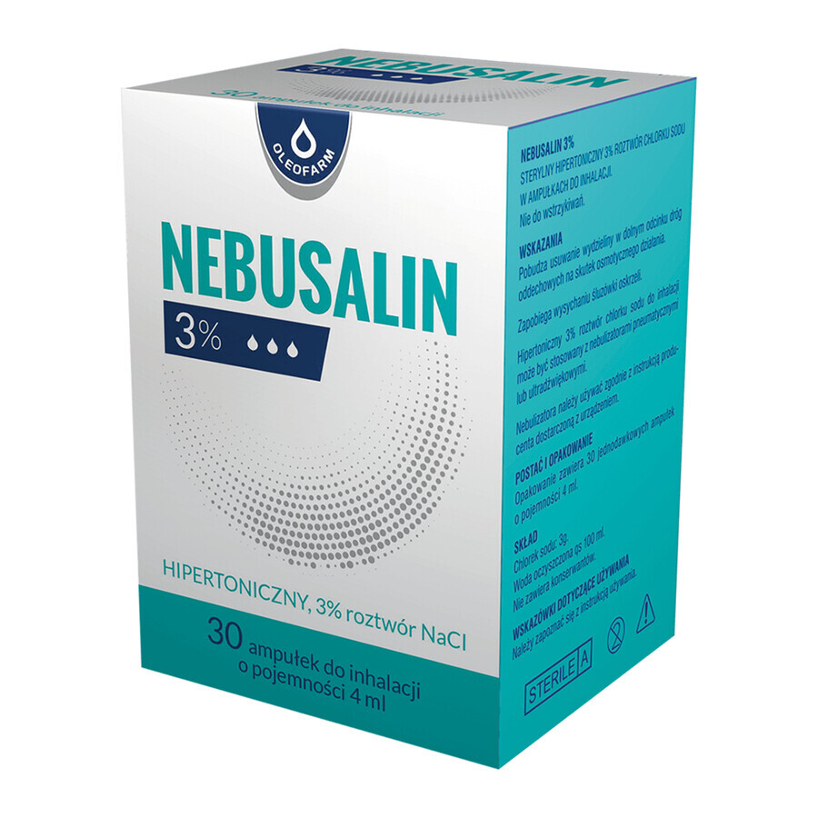 Boutique Nébusaline 3%, ampoules, 30 x 4 ml Nébusaline 3%, ampoules, 30 x 4 ml