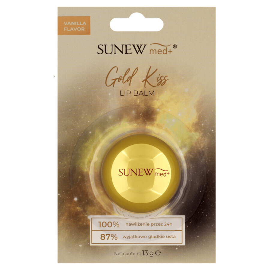 Boutique SunewMed+ Gold Kiss, baume à lèvres, vanille, 13 g SunewMed+ Gold Kiss, baume à lèvres, vanille, 13 g