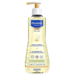 Mustela Bebe Enfant, cleansing oil, from birth, dry skin, 500 ml