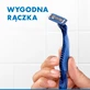 Gillette Blue 3 Comfort Razor Triple Blade Disposable 6pcs + 2pcs