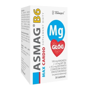 Asmag B6 Max Cardio, 30 Tabletten