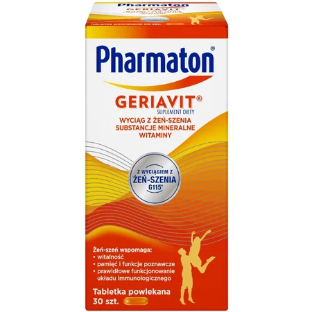 Pharmaton Geriavit, 30 filmomhulde tabletten
