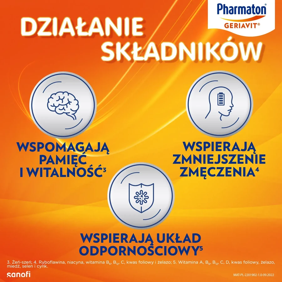 Pharmaton Geriavit, 100 tablets, Opella Healthcare