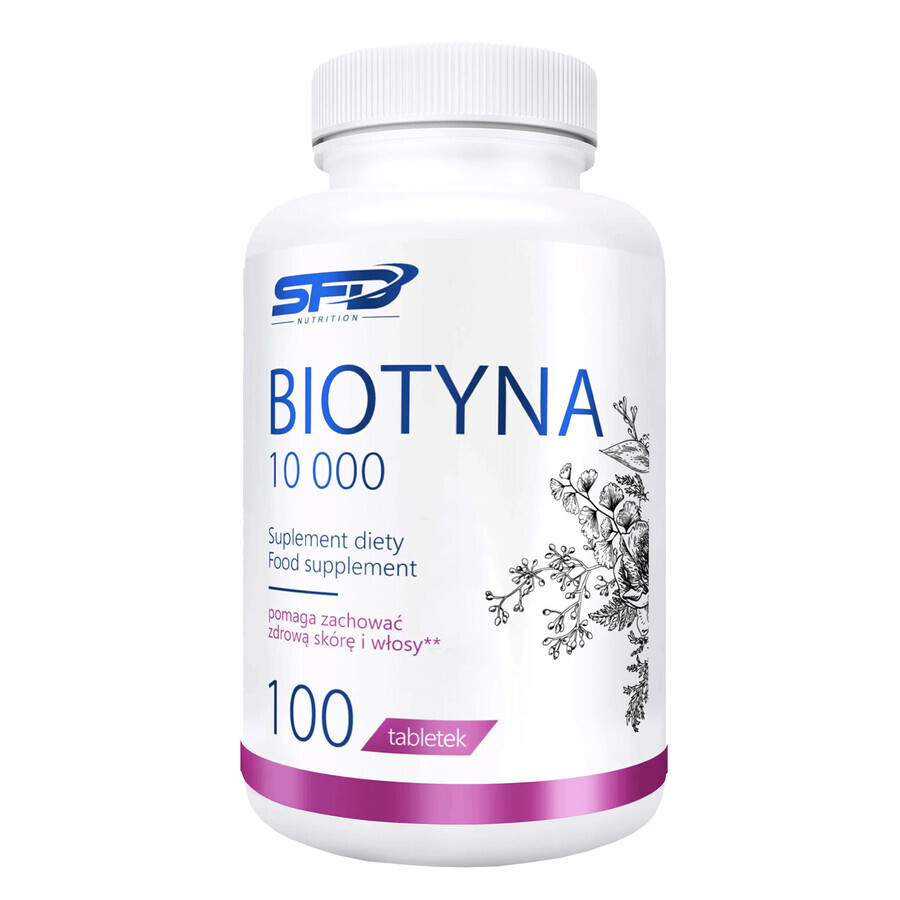 Cumpără SFD Biotin 10 000, 100 comprimate SFD Biotin 10 000, 100 comprimate