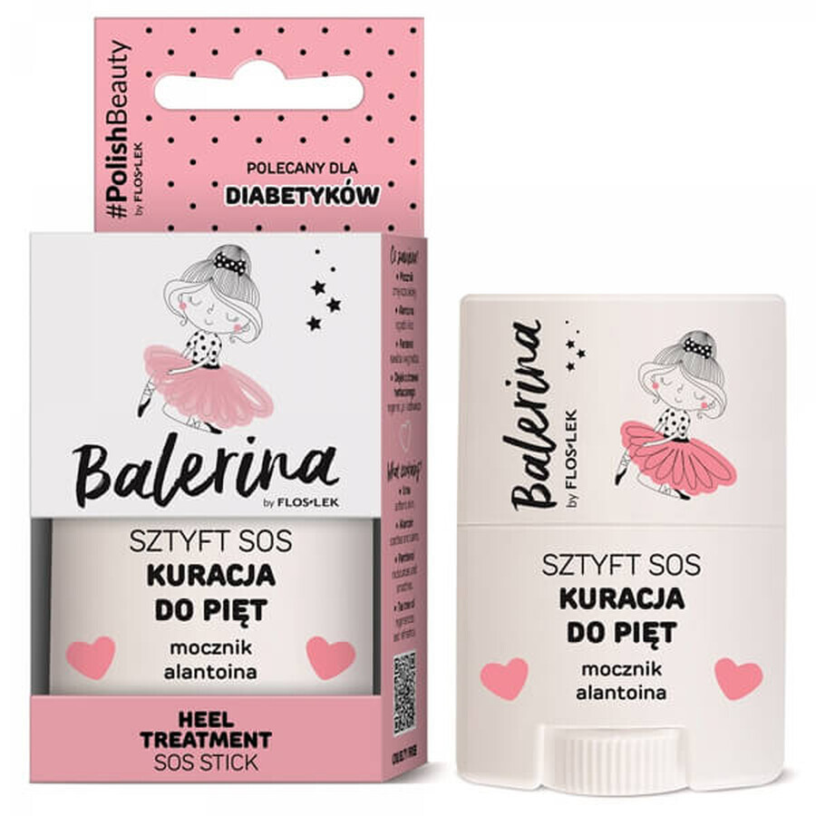 Cumpără Flos-Lek Balerina, stick de tratament pentru călcâie SOS, 20 g Flos-Lek Balerina, stick de tratament pentru călcâie SOS, 20 g