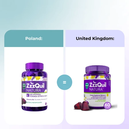 ZzzQuil Natura, jelly candies, 60 pieces