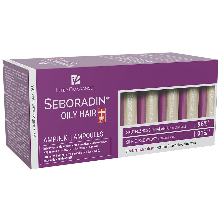 Shop Seboradin Öliges Haar, Haar-Ampullen, 14 x 5,5 ml Seboradin Öliges Haar, Haar-Ampullen, 14 x 5,5 ml