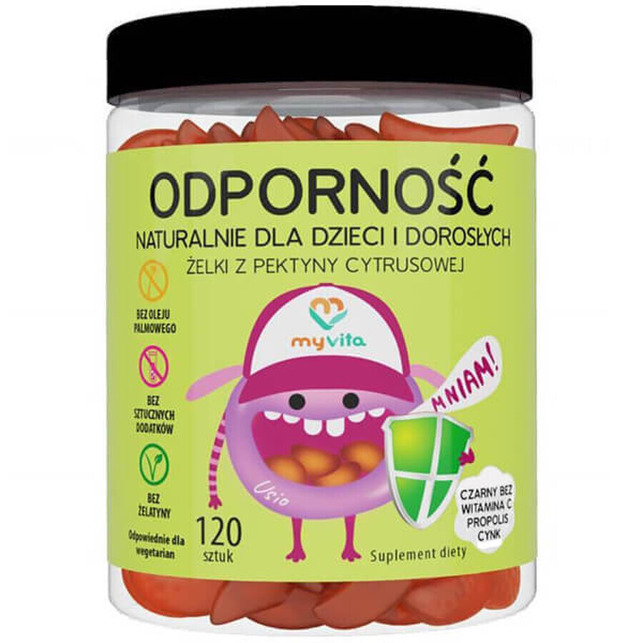 Buy MyVita Immunity, natural jellies for children and adults, 120 pieces MyVita Immunity, natural jellies for children and adults, 120 pieces