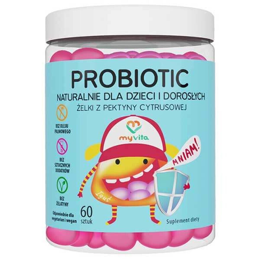 Comprar MyVita Probiotic, gominolas naturales para niños y adultos, 60 unidades MyVita Probiotic, gominolas naturales para niños y adultos, 60 unidades