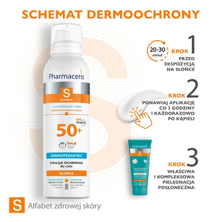 Pharmaceris S Emulsion für Babys und Kinder SPF 50+, 150 ml