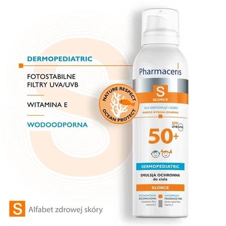Pharmaceris S Emulsion für Babys und Kinder SPF 50+, 150 ml
