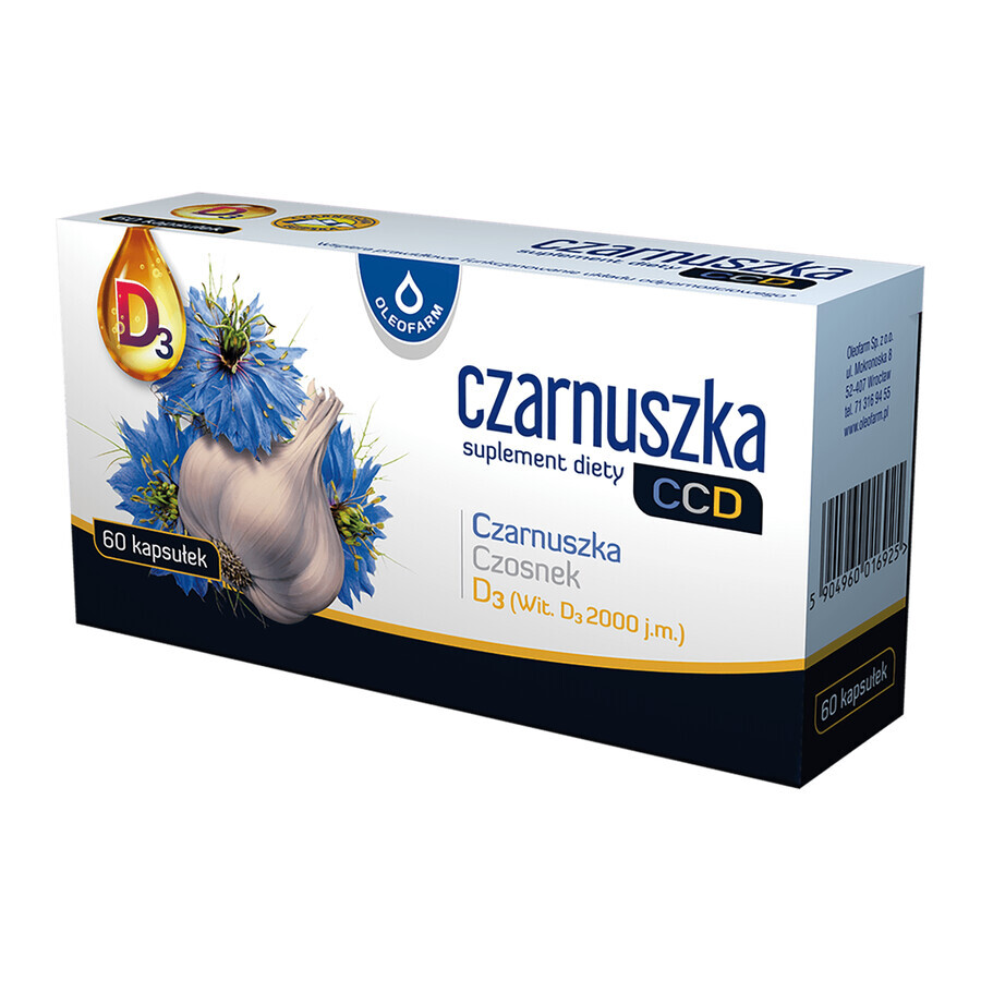 Cumpără Oleofarm cumin CCD, 60 capsule Oleofarm cumin CCD, 60 capsule