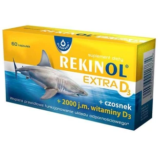 Rekinol Extra D3, haaienleverolie, 60 capsules