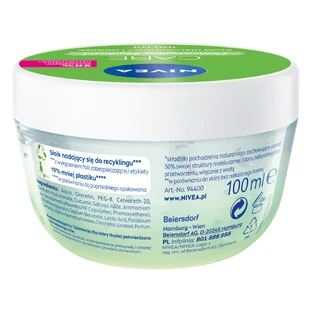 Nivea Care Fresh Hydro Gel, Crema facial en gel, 100 ml