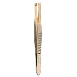 Goldene Schräglinie Kosmetik-Pinzette von Donegal - Präzision und Eleganz vereint