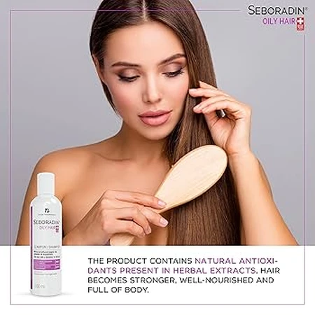 Seboradin Oily Hair, shampooing pour cheveux gras sujets à la mue, 200 ml