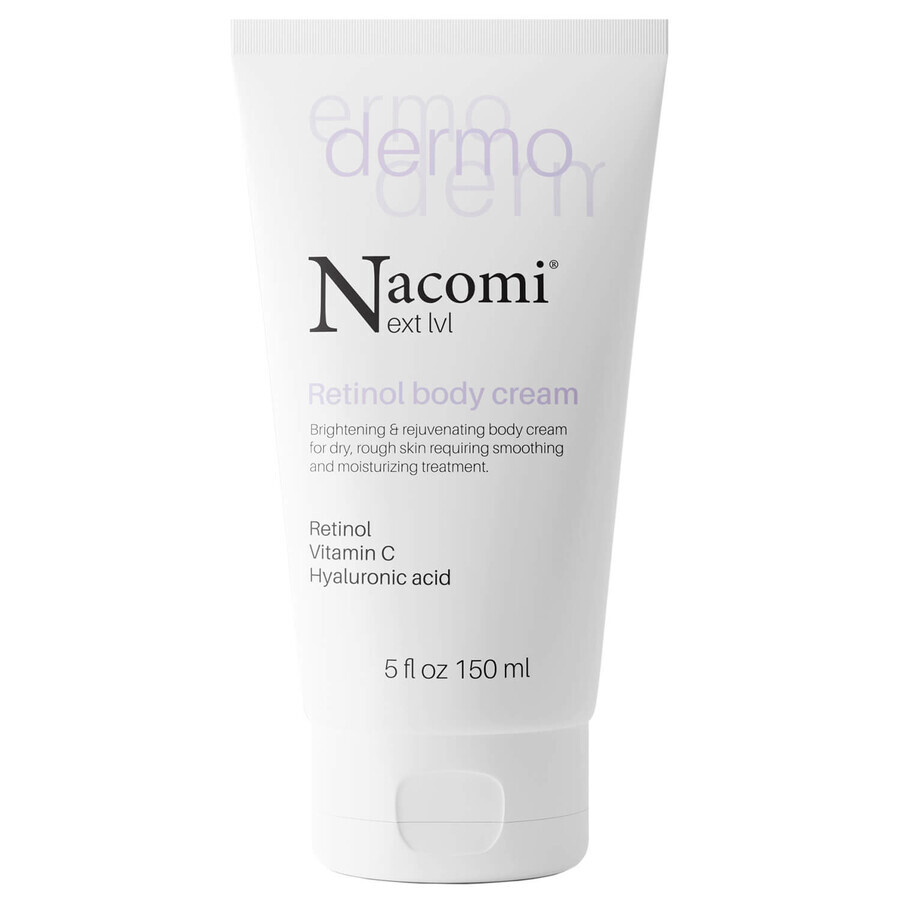 Buy Nacomi Next Level Dermo, Brightening and rejuvenating body cream, retinol and vitamin C, 150 ml Nacomi Next Level Dermo, Brightening and rejuvenating body cream, retinol and vitamin C, 150 ml