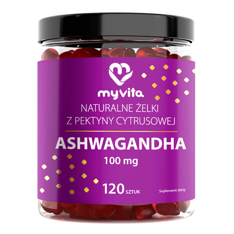 Buy MyVita Ashwagandha, jelly candy, 120 pieces MyVita Ashwagandha, jelly candy, 120 pieces