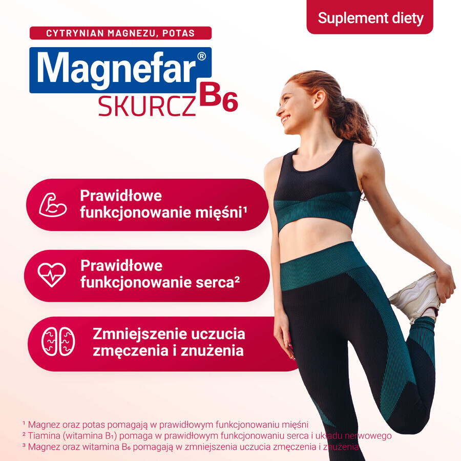 Acquista Magnefar B6 Spasmo, 30 compresse Magnefar B6 Spasmo, 30 compresse