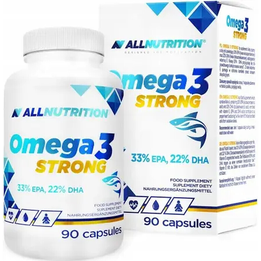 Allnutrition Omega 3-6-9 Fuerte, 90 cápsulas Allnutrition Omega 3-6-9 Fuerte, 90 cápsulas