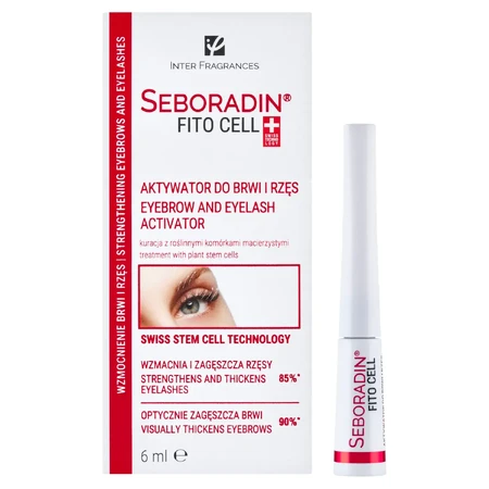 Seboradin Fito Cell, Eyebrow and Eyelash Activator, strengthening, 6 ml, Inter Fragrances