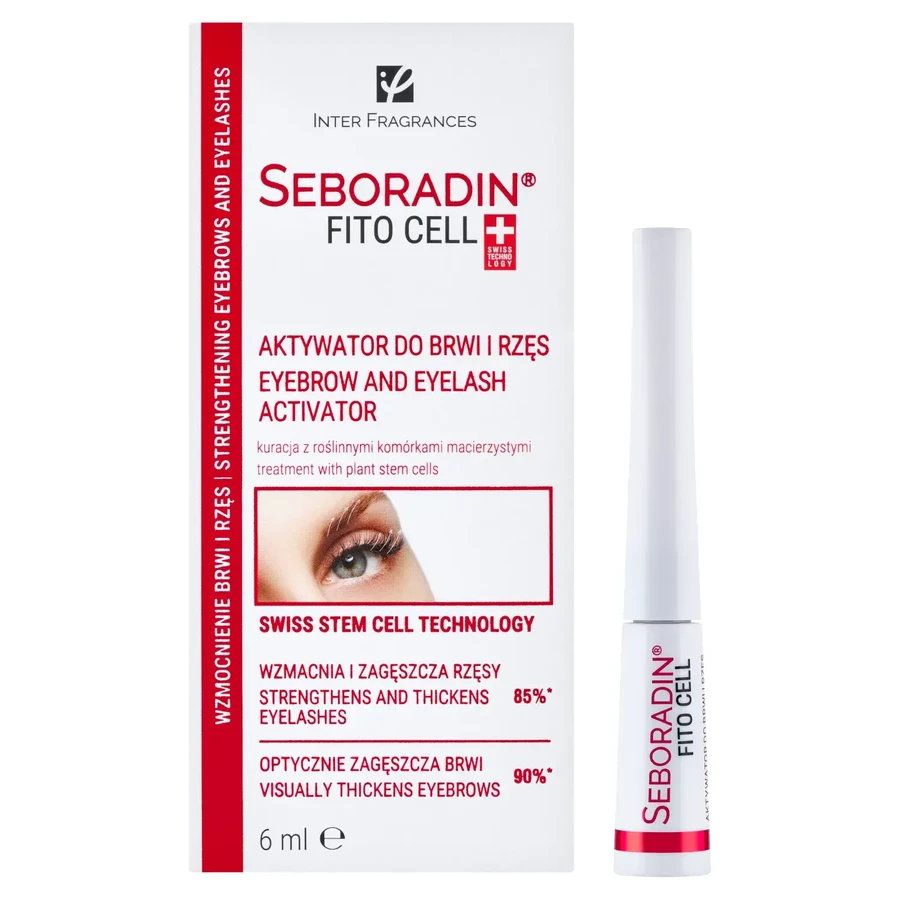 Seboradin Fito Cell, Eyebrow and Eyelash Activator, strengthening, 6 ml, Inter Fragrances