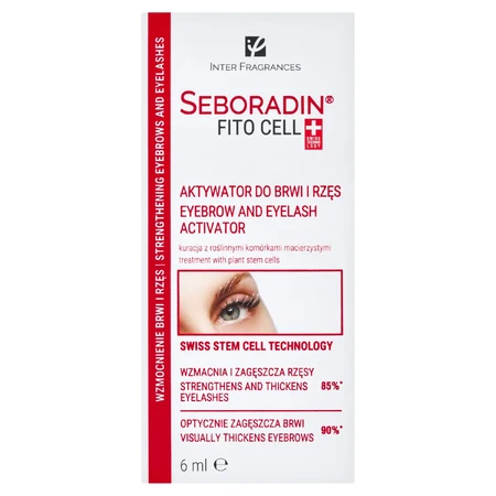 Seboradin Fito Cell, Eyebrow and Eyelash Activator, strengthening, 6 ml, Inter Fragrances