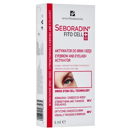 Seboradin Fito Cell, Eyebrow and Eyelash Activator, strengthening, 6 ml, Inter Fragrances
