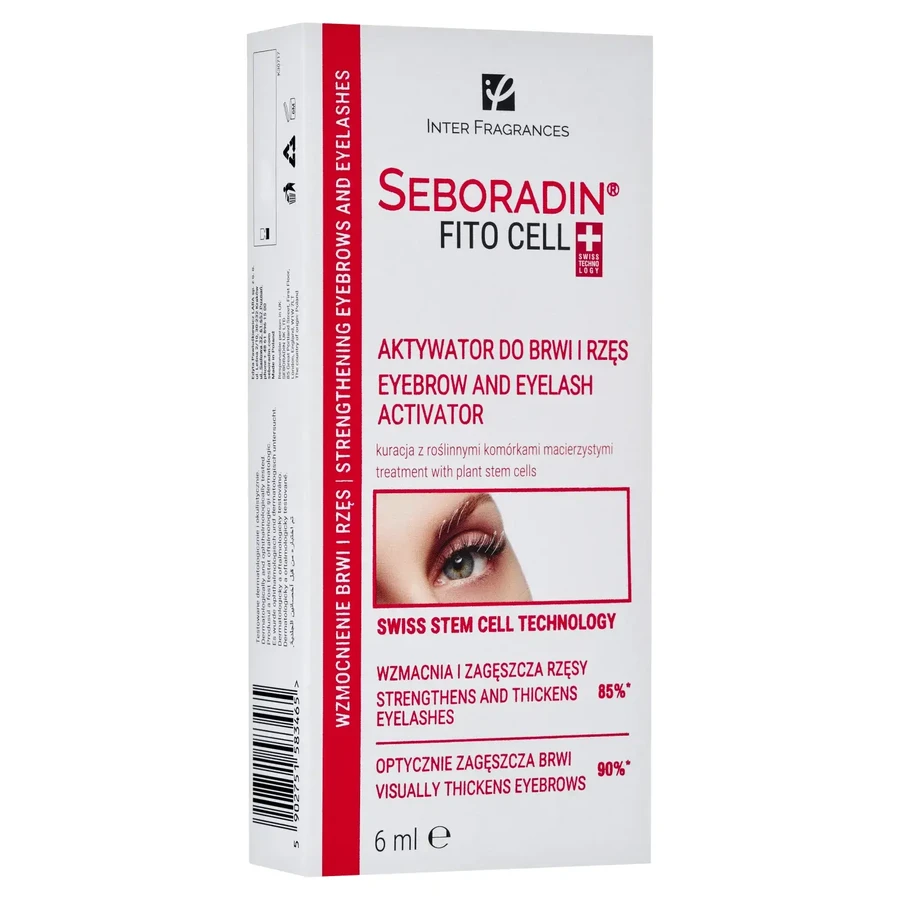 Seboradin Fito Cell, Eyebrow and Eyelash Activator, strengthening, 6 ml, Inter Fragrances