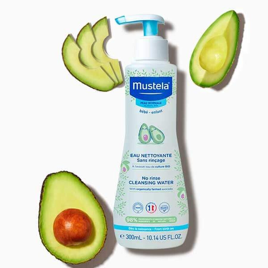 Cumpără Mustela Bebe Enfant, Apă de curățare fără clătire, de la naștere, 300 ml Mustela Bebe Enfant, Apă de curățare fără clătire, de la naștere, 300 ml