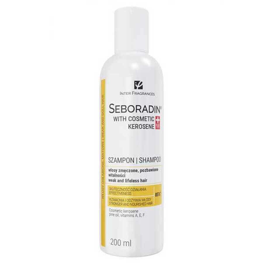 Winkel op Seboradin With Cosmetic Kerosine, shampoo voor vermoeid en futloos haar, 200 ml Seboradin With Cosmetic Kerosine, shampoo voor vermoeid en futloos haar, 200 ml
