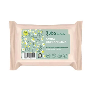 Luba Eco Family, papier hygiénique humidifié, eau de camomille, 50 pièces
