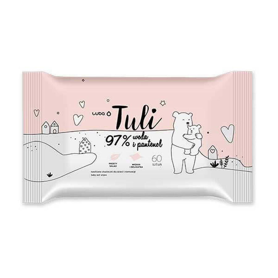 Shop Luba Tuli, Feuchttücher für Kinder, mit Panthenol, 60 Stück Luba Tuli, Feuchttücher für Kinder, mit Panthenol, 60 Stück