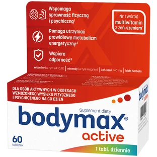 Bodymax Active, 60 comprimidos