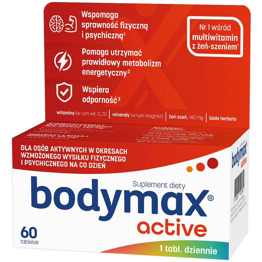 Buy Bodymax Active, 60 tablets Bodymax Active, 60 tablets
