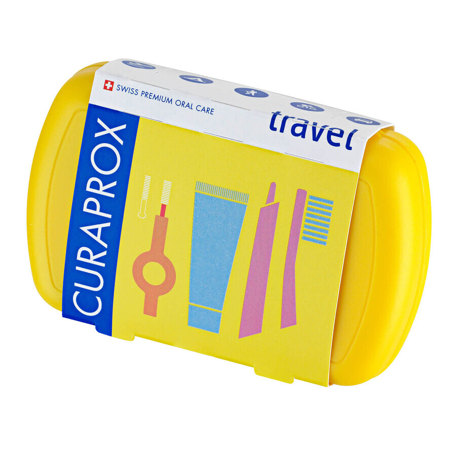 Buy Curaprox, travel set, yellow Curaprox, travel set, yellow